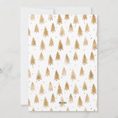 Weihnachtsbaum-Fotokarte Feiertagskarte (Rückseite)