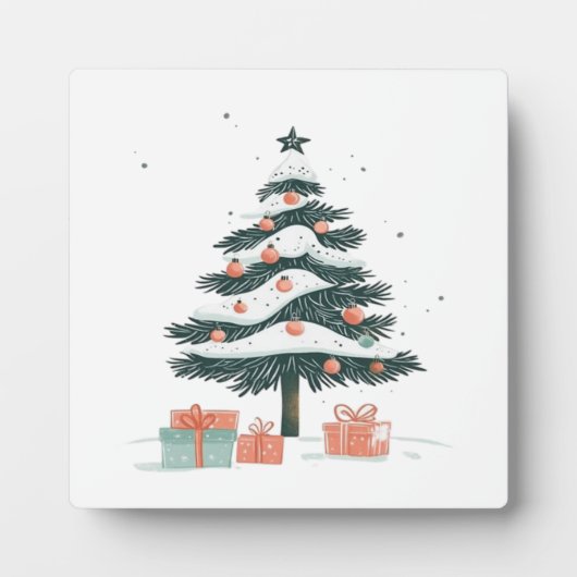 Weihnachtsbaum fotoplatte (Vorderseite)
