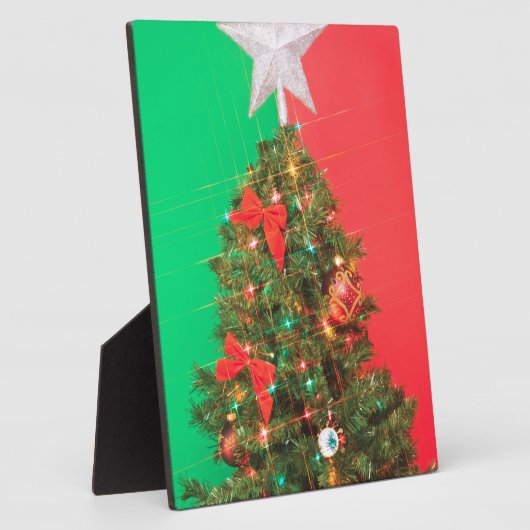 Weihnachtsbaum Fotoplatte (Seite)