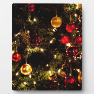 Weihnachtsbaum Fotoplatte