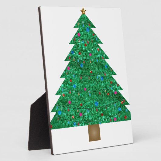 Weihnachtsbaum Fotoplatte (Seite)