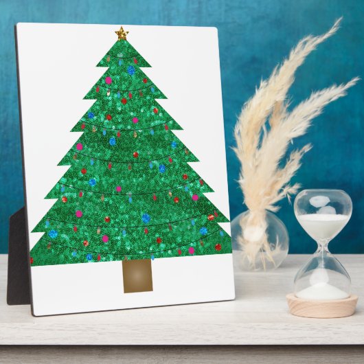 Weihnachtsbaum Fotoplatte (Seite)