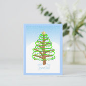 Weihnachtsbaum - Französische Postkarte (Stehend Vorderseite)