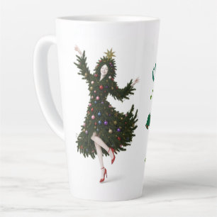 Weihnachtsbaum-Frauen-Tasse Milchtasse