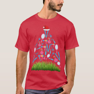 Weihnachtsbaum Friseur Weihnachtsmann Weihnachten T-Shirt