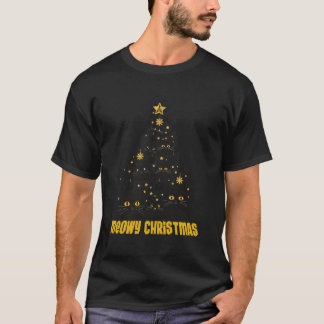 Weihnachtsbaum frohe Catmas Kinder Mädchen Jungen T-Shirt