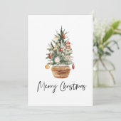 Weihnachtsbaum | Frohe Weihnachten (Stehend Vorderseite)