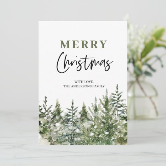 Weihnachtsbaum | Frohe Weihnachten (Stehend Vorderseite)