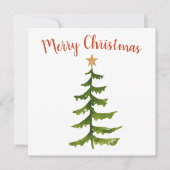 Weihnachtsbaum frohe Weihnachten (Vorderseite)