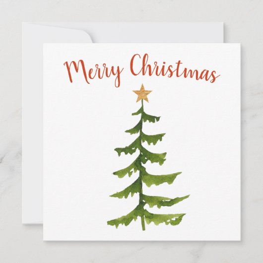 Weihnachtsbaum frohe Weihnachten (Vorderseite)