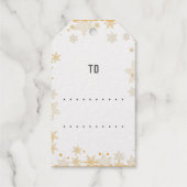 Weihnachtsbaum | Frohe Weihnachten | anpassbar Geschenkanhänger (Rückseite)