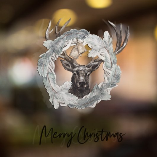 Weihnachtsbaum | Frohe Weihnachten Fensteraufkleber