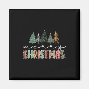 Weihnachtsbaum frohe Weihnachten für Mädchen Magnet