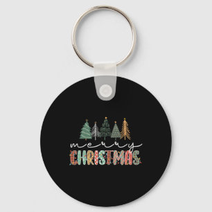 Weihnachtsbaum frohe Weihnachten für Mädchen Schlüsselanhänger