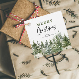 Weihnachtsbaum | Frohe Weihnachten Geschenkanhänger