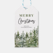 Weihnachtsbaum | Frohe Weihnachten Geschenkanhänger (Vorderseite)