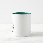 Weihnachtsbaum Frohe Weihnachten Kaffeetasse (Zentrum)