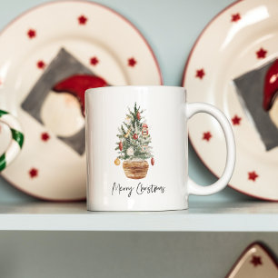Weihnachtsbaum Frohe Weihnachten Kaffeetasse