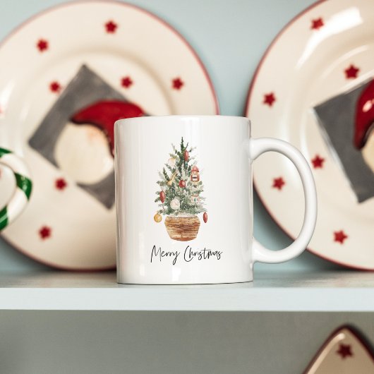Weihnachtsbaum | Frohe Weihnachten Kaffeetasse