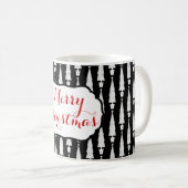 Weihnachtsbaum / Frohe Weihnachten Kaffeetasse (VorderseiteRechts)