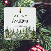 Weihnachtsbaum | Frohe Weihnachten Keramikornament