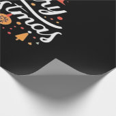 Weihnachtsbaum Frohe Weihnachten Klassiker Geschenkpapier (Ecke)