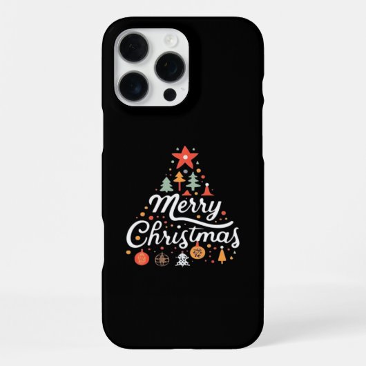 Weihnachtsbaum Frohe Weihnachten Klassiker iPhone Hülle (Rückseite)