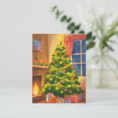 Weihnachtsbaum | Frohe Weihnachten Malerei (Stehend Vorderseite)