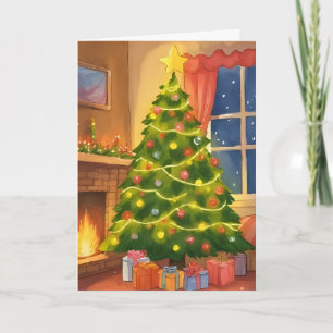 Weihnachtsbaum Frohe Weihnachten Malerei