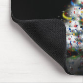 Weihnachtsbaum-frohe Weihnachten Mousepad (Ecke)
