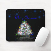 Weihnachtsbaum-frohe Weihnachten Mousepad (Mit Mouse)