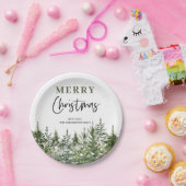 Weihnachtsbaum | Frohe Weihnachten Pappteller (Party)