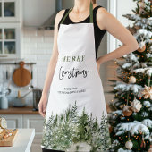 Weihnachtsbaum | Frohe Weihnachten Schürze
