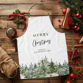 Weihnachtsbaum | Frohe Weihnachten Schürze