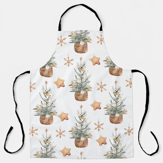 Weihnachtsbaum | Frohe Weihnachten Schürze (Vorderseite)