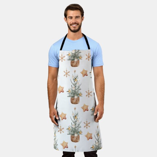 Weihnachtsbaum | Frohe Weihnachten Schürze (Getragen)