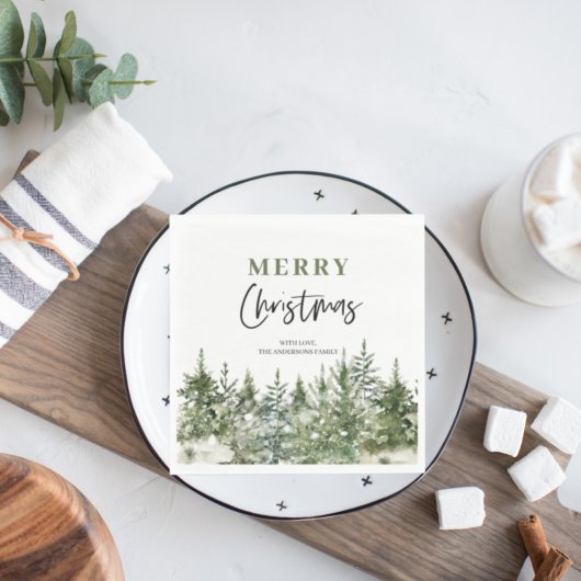 Weihnachtsbaum | Frohe Weihnachten Serviette