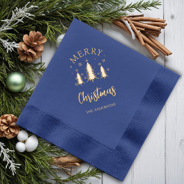 Weihnachtsbaum frohe Weihnachten Servietten Mit Folie