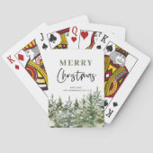 Weihnachtsbaum | Frohe Weihnachten Spielkarten (Rückseite)