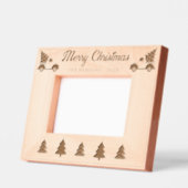 Weihnachtsbaum Frohe Weihnachtsfamilie Geätzte Rahmen (Links)