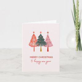 Weihnachtsbaum Frohe Weihnachtsfeier Neues Jahr Karte