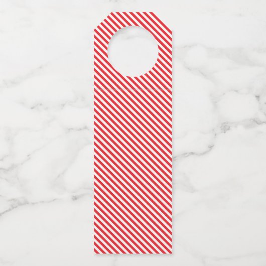 Weihnachtsbaum Frohe Weihnachtsgeschenke Flaschenanhänger (Rückseite)