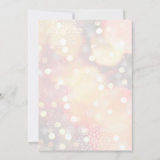 Weihnachtsbaum Frohe Weihnachtskarte Einladung (Rückseite)