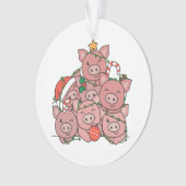 Weihnachtsbaum Funny Animal Christmas Ornament (Vorderseite)