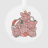 Weihnachtsbaum Funny Animal Christmas Ornament (Vorderseite)