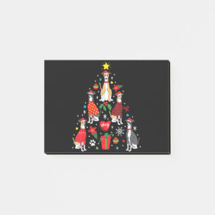 Weihnachtsbaum Funny Dog Mama Vater Post-it Klebezettel