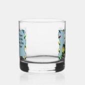 Weihnachtsbaum Funny White Cat Whiskyglas (Links)