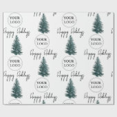 Weihnachtsbaum für Firmenlogos Werbeaktion Geschenkpapier (Flach)