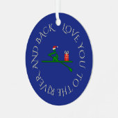 Weihnachtsbaum für Foto-Weihnachtslieder Ornament Aus Metall (Vorderseite links)