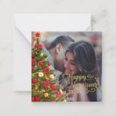 Weihnachtsbaum für Fotos anpassen Mitteilungskarte (Vorderseite)
